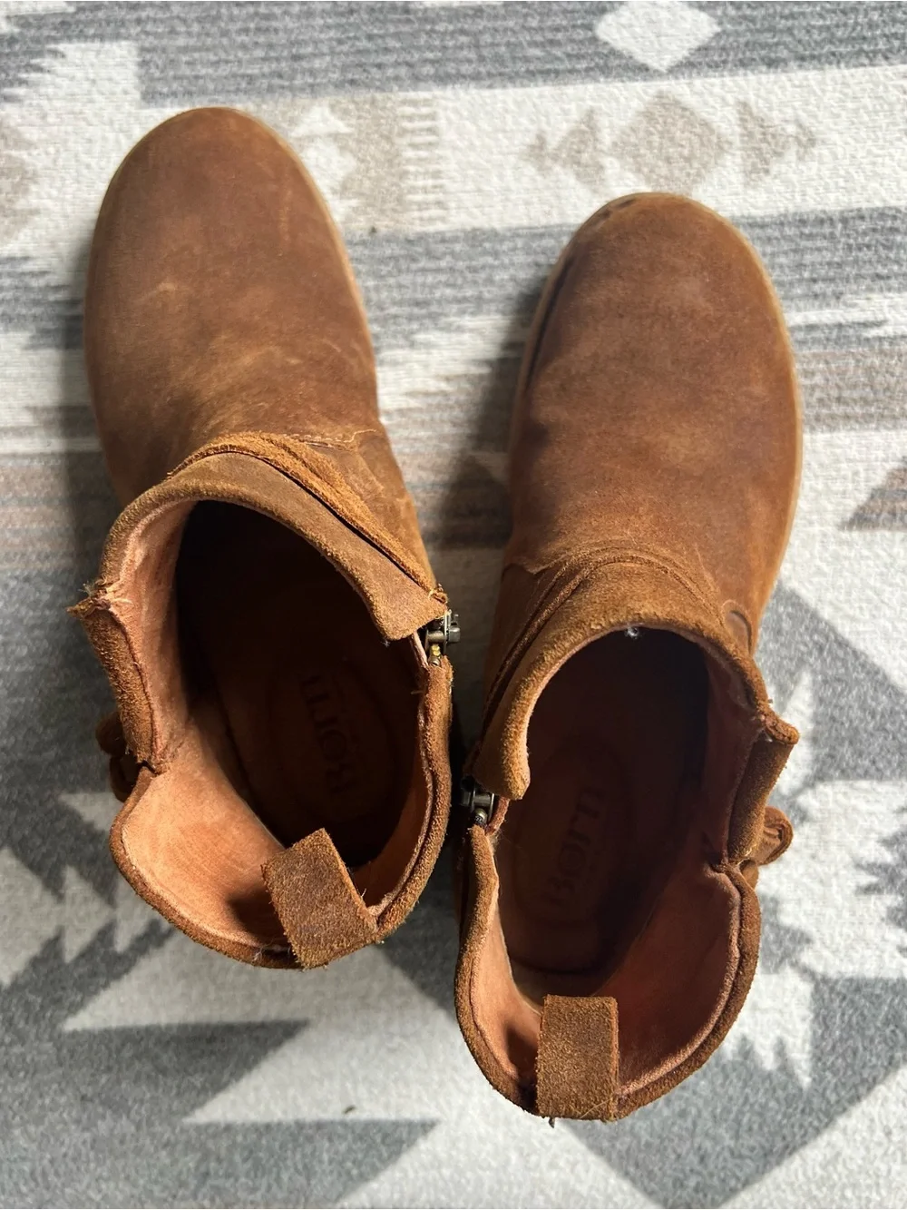 Born Vaughn Suede Ankle Boots with Tassel Detail - Picture 5 of 5